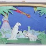 dinosaur shoebox diorama